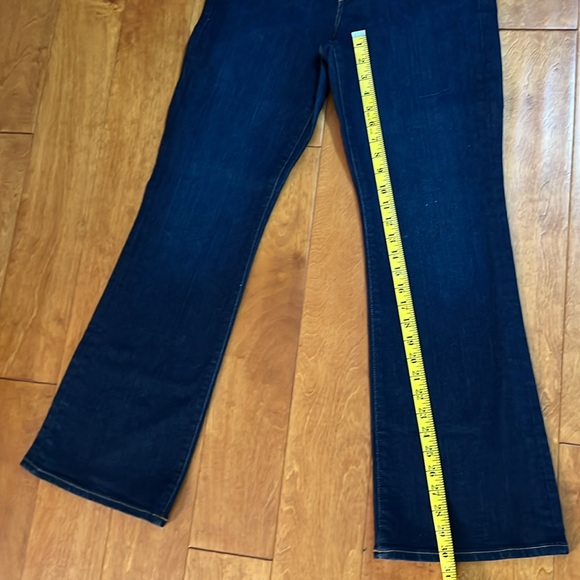 Gap Perfect Boot Jeans Size 30s Dark Wash Mid-Rise Classic Preppy Casual Work - Picture 6 of 12